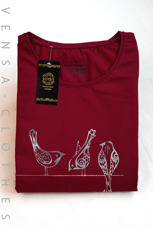 بلوز آستین بلند یقه گرد ونسا