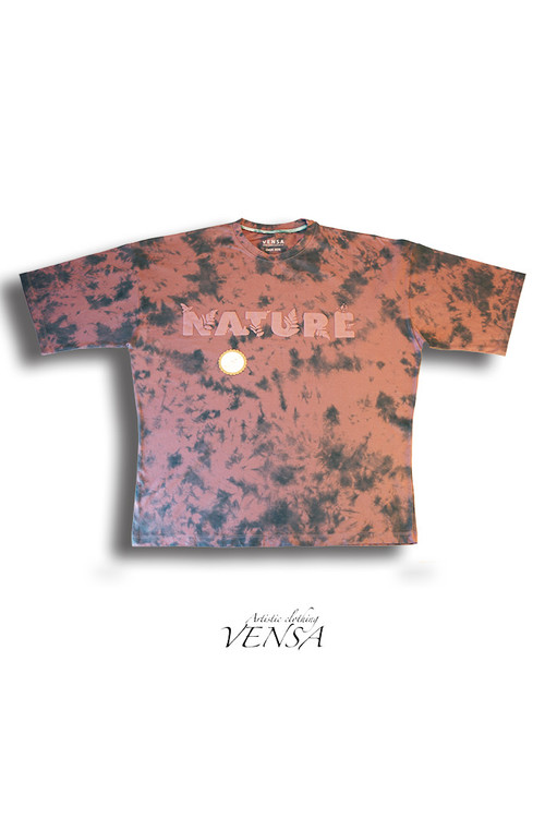 تیشرت تای دای با چاپ پفکیNature