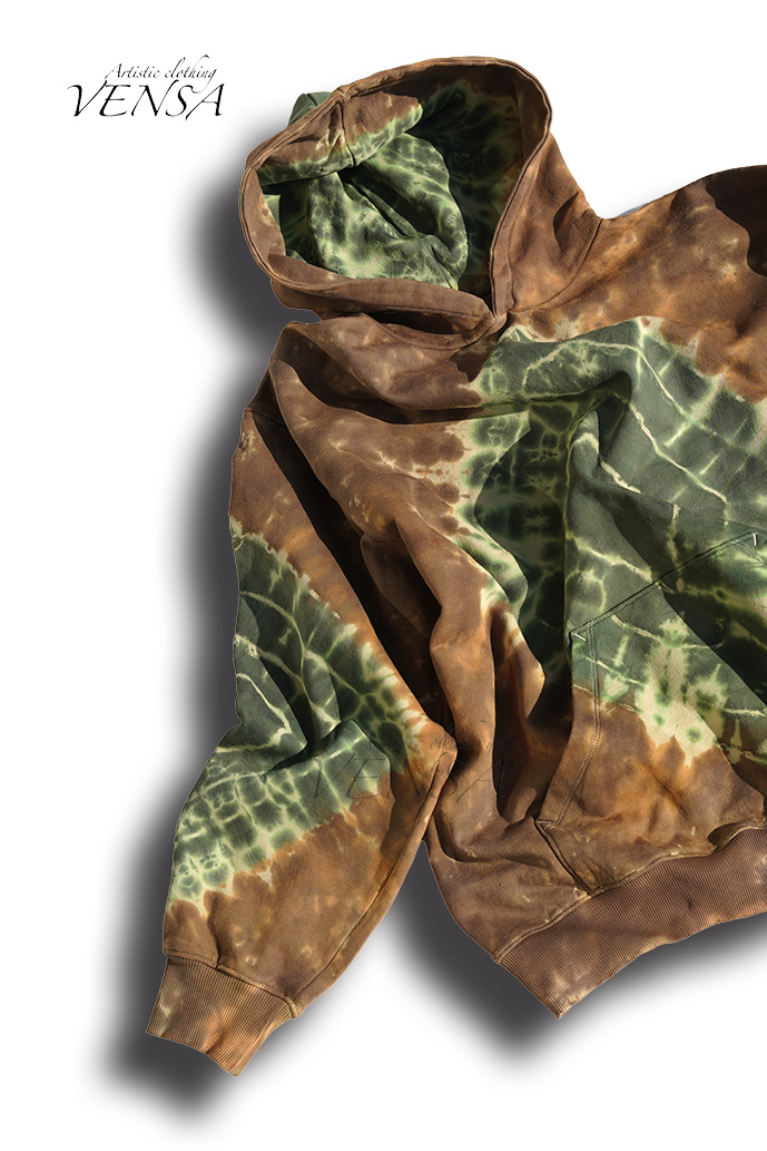 هودی رنگرزی شده با دست